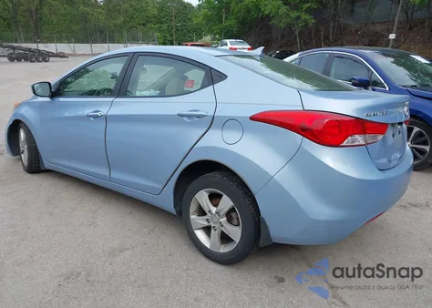 2012 Hyundai Elantra Gls (Ulsan Plant) from USA, damaged, VIN KMHDH4AE4CU386801